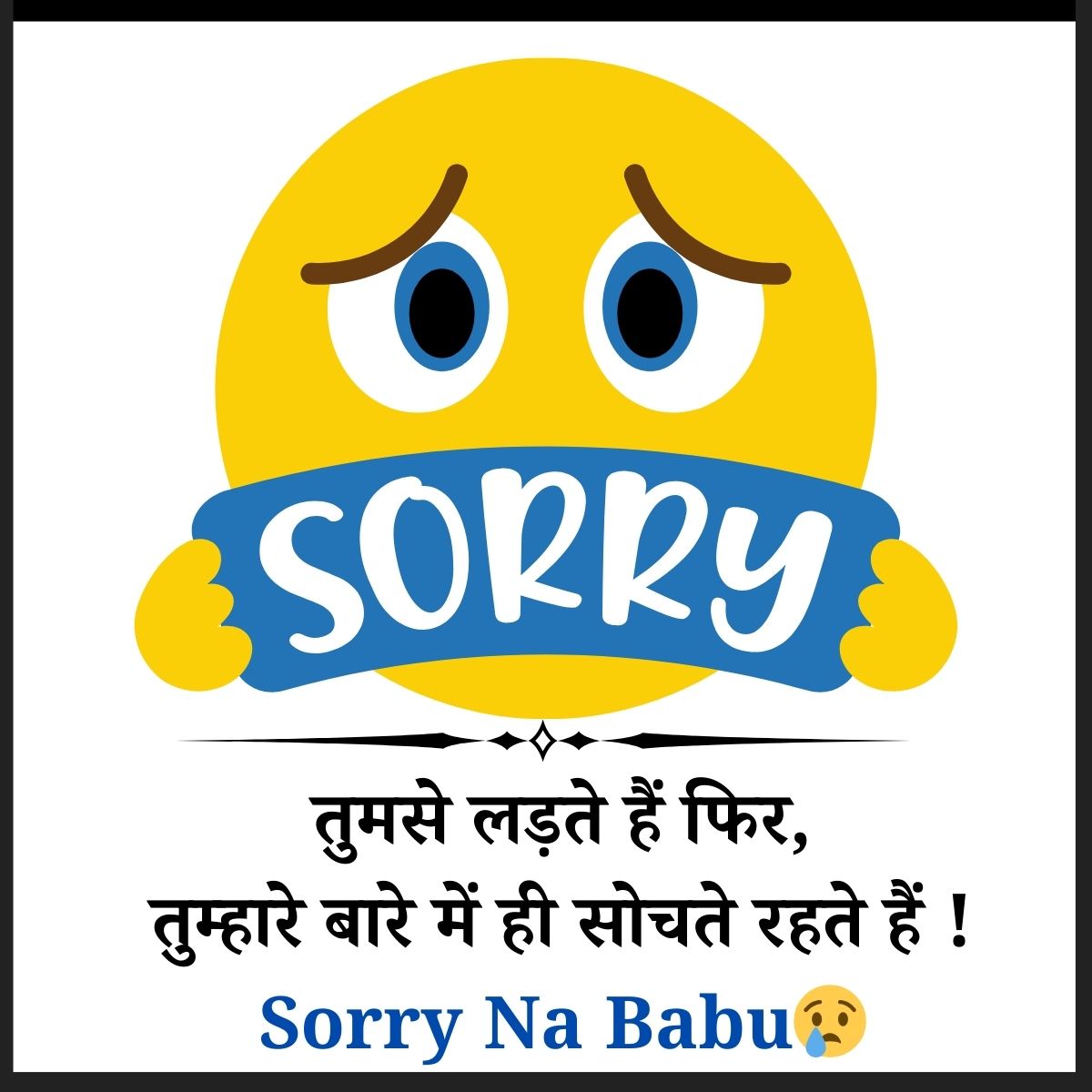 Sorry Babu Shayari